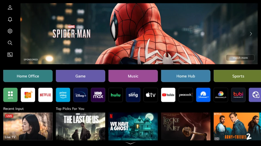 تلویزیون هوشمند و امکانات نرم‌افزاری